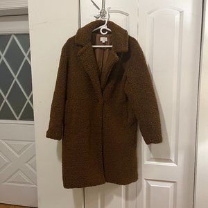 Camel Sherpa Coat